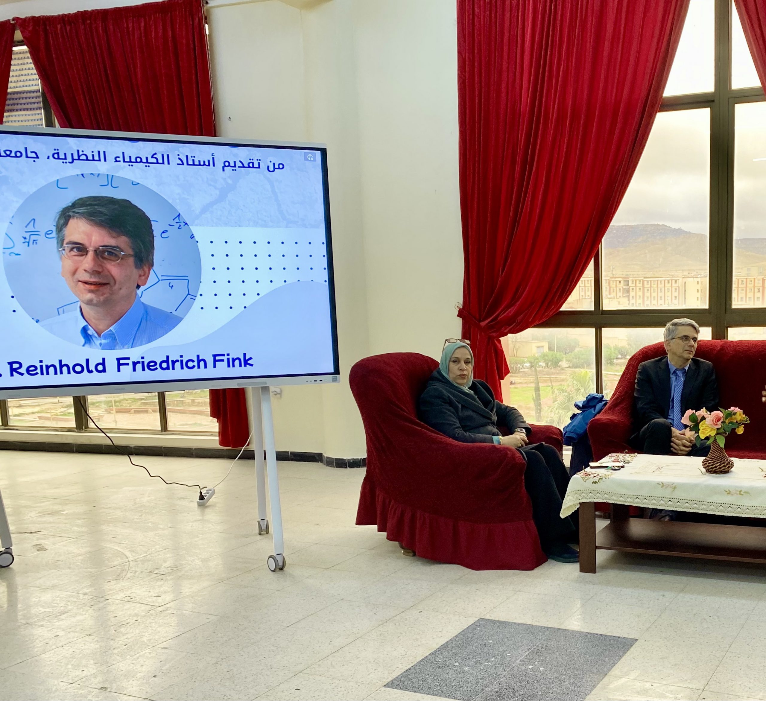 Pr. Reinhold Friedrich Fink ندوة علمية للبروفيسور