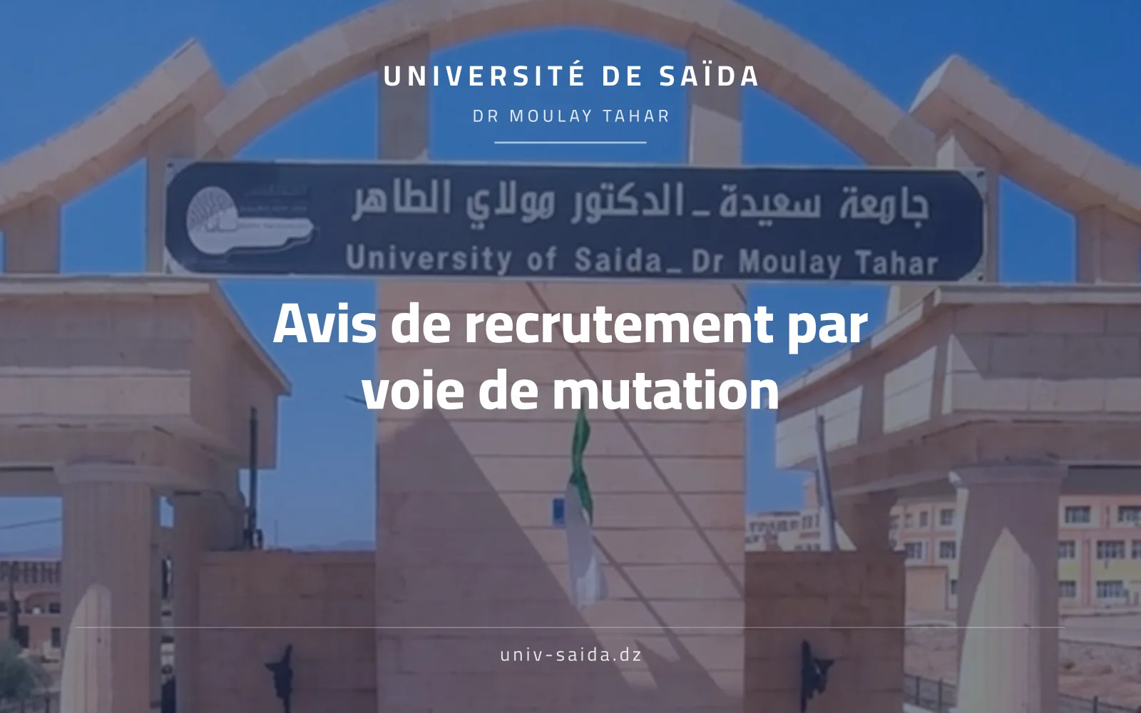 خاص بالأساتذة المساعدين مستشفى-جامعي