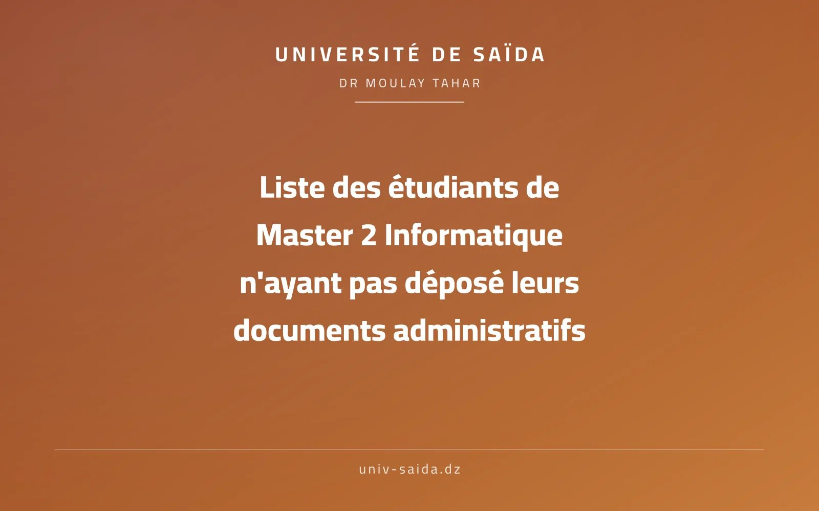 List of Students