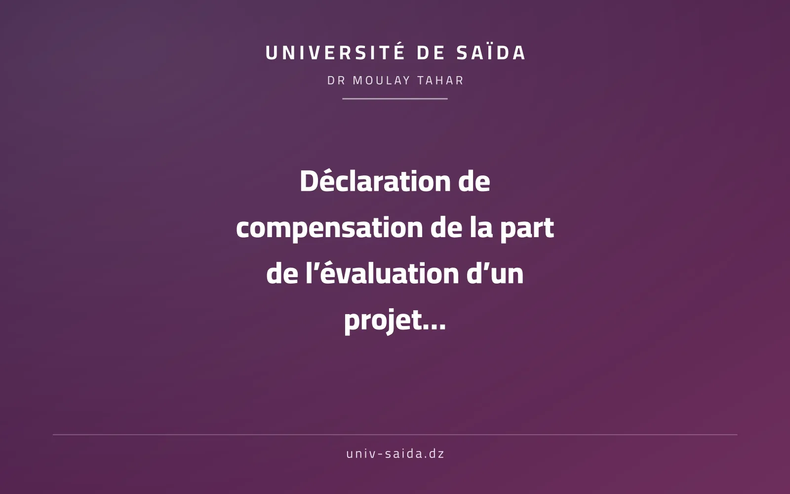 Advertisement of the project evaluation quota for the first year of the Master of Economics and Corporate Governance and the economic policy evaluation share for the second year of the Master of Quantitative Economy