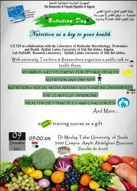 Nutrition Day (Nutrition as  a Key to Your Health)