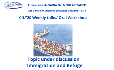 CILT20 Weekly talks/ Oral Workshop