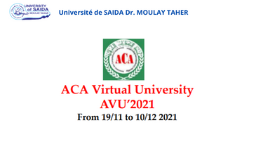 ACA Virtual University ACA Virtual University