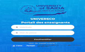 Guide d’utilisation du Portail Web UNIVERSCO pour enseignant