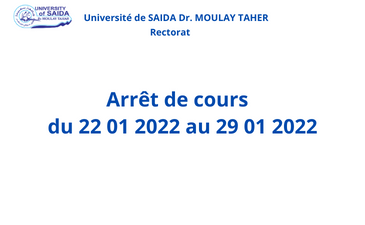 Arrêt de cours