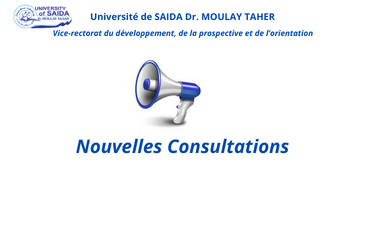 Avis de nouvelles Consultations