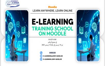 Annonce d’une formation sur la plateforme d’enseignement à distance Moodle au profit des enseignants.
