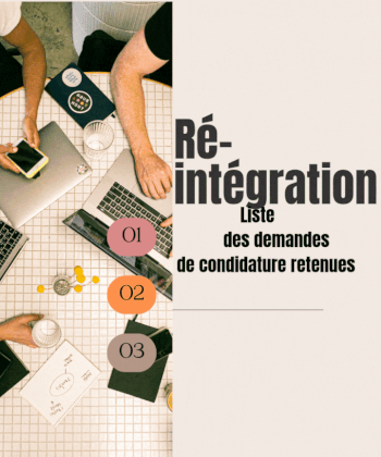 Ré-intégration liste retenue