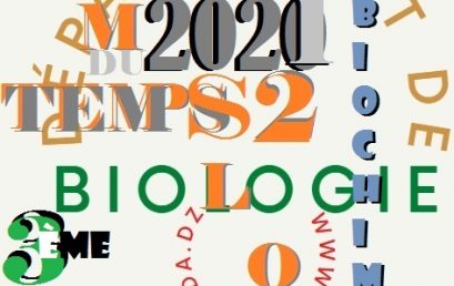 Emploi du Temps                                  Biochimie                                                           L3 S2