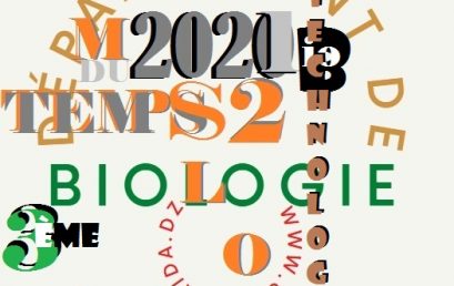 Emploi du Temps                                    Biotechnologie                                                      L3 S2           2020- 2021