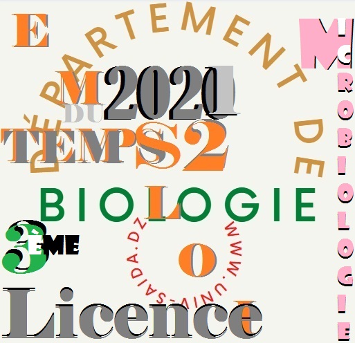 Emploi du Temps                                    Microbiologie                                                      L3 S2           2020- 2021