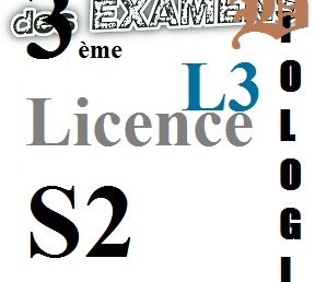 Planning des EXAMENS                                        BIOLOGIE      L3 Licence        S2                      2020-2021