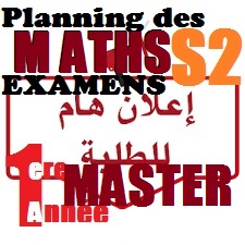 1ere Master MATHS