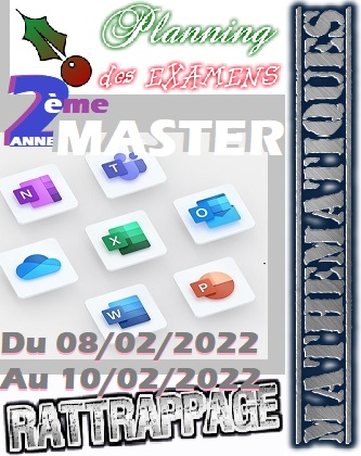PLANNING de RATTRAPAGE du semestre 3