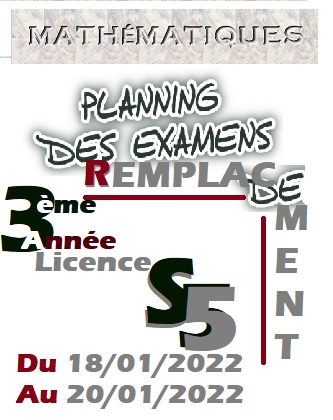 L3 Planning de  remplacement S5 2021-2022