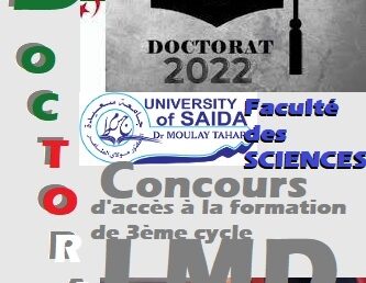 DOCTORAT  LMD     univ-Saida.dz          2021-2022