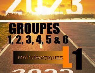 Groupes L1 Maths   2022-2023