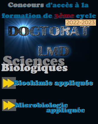 Concours (Doctorat LMD) 3ème cycle 2022-2023 Concours (Doctorat LMD) 3ème cycle 2022-2023