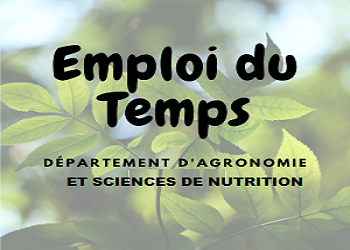 Emploi du temps final Année Universitaire 2024/2025