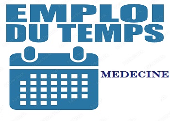 Calendriers pédagogiques de médecine – Première et Deuxième Année