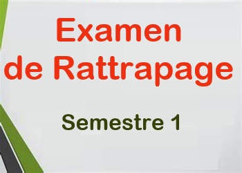 Planning des Examens de Rattrapage du S1 24/25