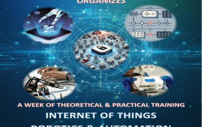 كلية العلوم والتكنولوجيا تنظم  أسبوعًا من التدريب النظري والعملي إنترنت الأشياء، الروبوتات والآلية