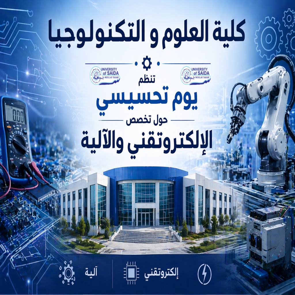 تنظيم يوم تحسيسي حول تخصص الإلكتروتقني والآلية