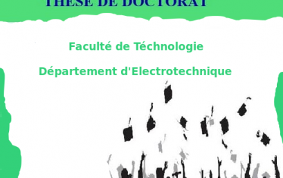 Avis de soutenance du doctorant Foghali yahia