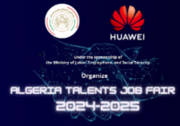 معرض Huaweiالجزائر للوظائف في مجال تكنولوجيا المعلومات والاتصالات 2024 معرض Huaweiالجزائر للوظائف في مجال تكنولوجيا المعلومات والاتصالات 2024