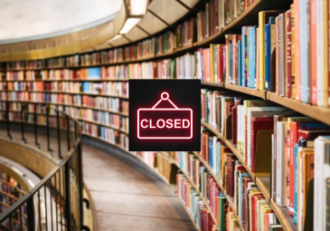 إعلان عن غلق مؤقت للمكتبة المركزية