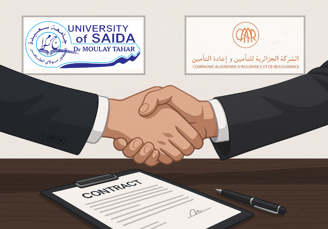إبرام إتفاقية بين جامعة سعيدة مع الشركة الوطنية للـتأمين وإعادة الـتأمين LA CAAR